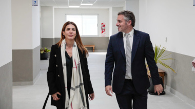 Achával inauguró junto a Soledad Peralta la Secundaria N°36 de Del Viso