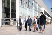 Achával recorrió la obra de ampliación del HCP que sigue creciendo