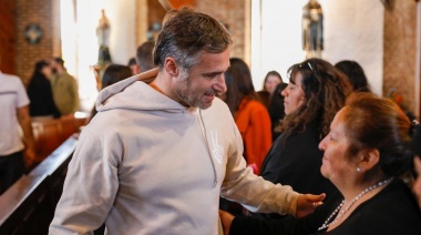 Achával acompañó a los vecinos de Manuel Alberti en sus patronales