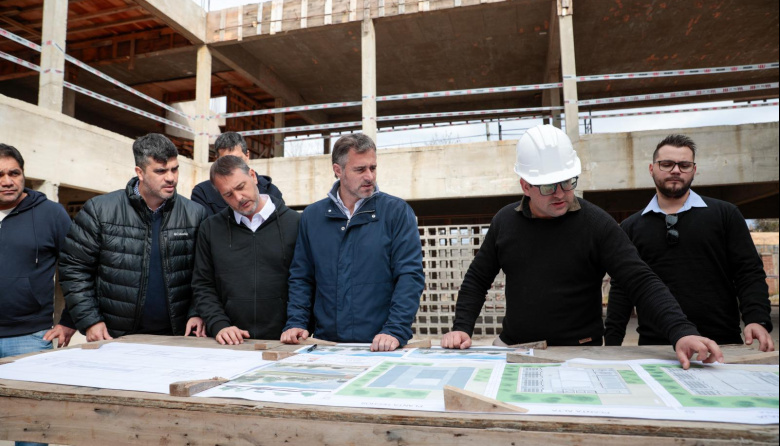 Avanza la construcción del nuevo edificio de la Secundaria N°25 en Pinazo