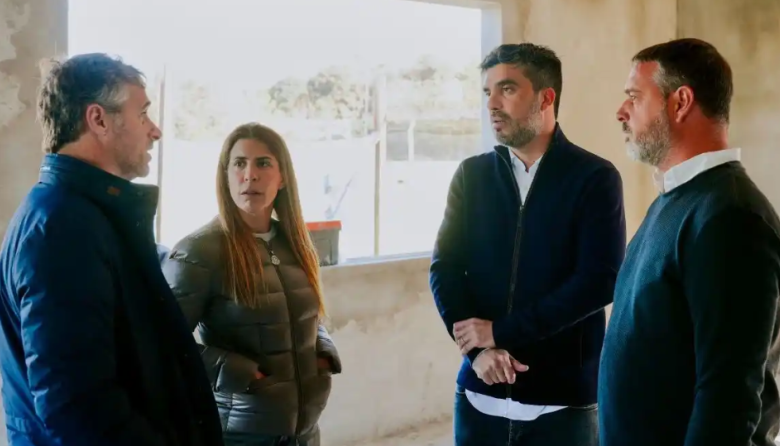 Construyen nuevas aulas en la Secundaria 40 de Manuel Alberti
