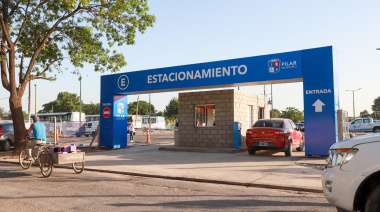 La playa de estacionamiento pública de Derqui, es una herramienta clave para ordenar el tránsito y fortalecer el centro comercial