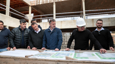 Avanza la construcción del nuevo edificio de la Secundaria N°25 en Pinazo