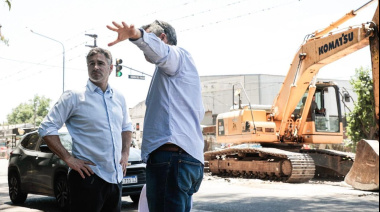 Avanza la obra hidráulica y de repavimentación que transforma la Ruta 234 en Derqui