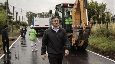 Continúan las obras de asfalto en Derqui con mejoras para los vecinos de Rivera Villate