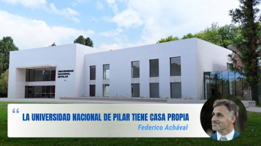 Achával inauguró el edificio de la Universidad Nacional de Pilar