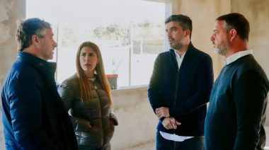 Construyen nuevas aulas en la Secundaria 40 de Manuel Alberti
