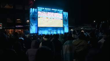 El Paseo del Centro fue nuevamente el escenario perfecto para alentar a la selección