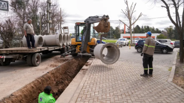 Pilar: El Municipio realiza nuevas obras hidráulicas en La Lonja