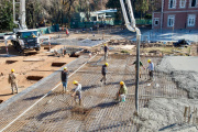 Achával recorrió los avances en la obra de la Universidad Nacional de Pilar