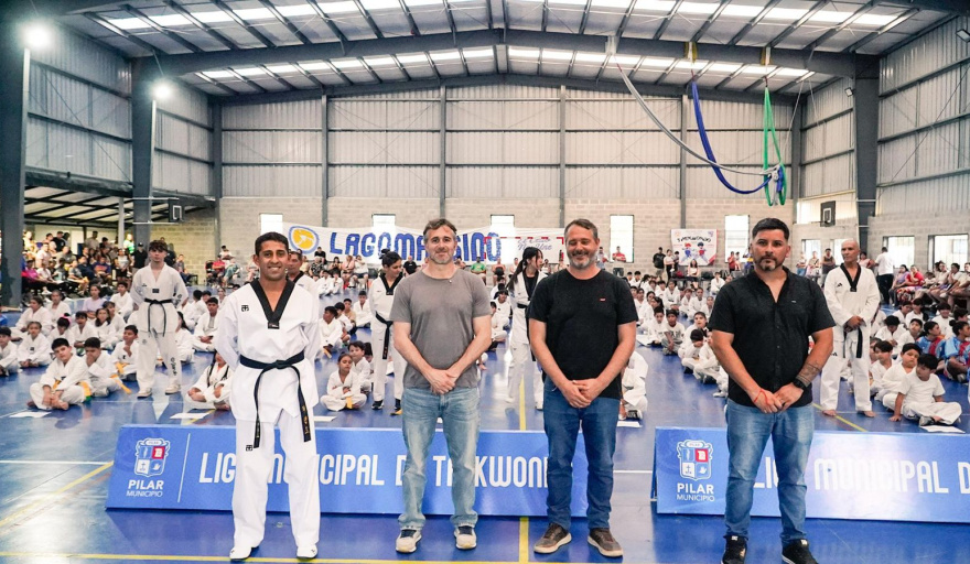 Los clubes municipales celebraron el cierre anual de las actividades de Taekwondo