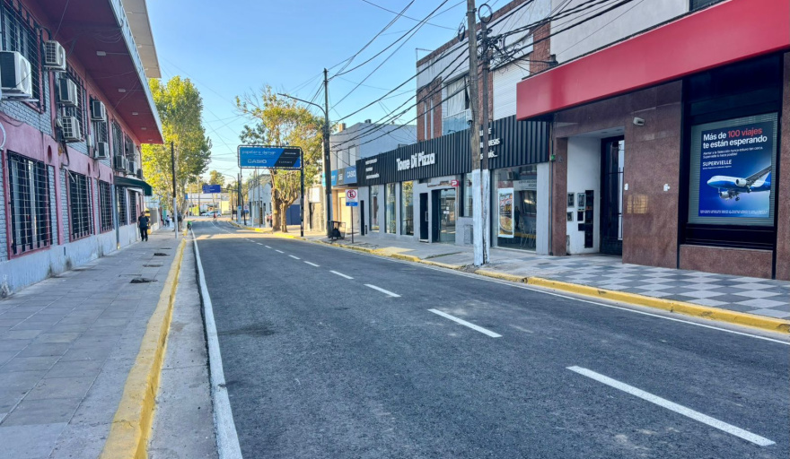 Pilar Centro: Se reabre el tránsito en la calle Ituzaingó entre Ruta 8 e Yrigoyen